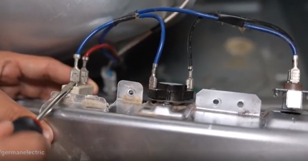 آموزش تعویض المنت حرارتی خشک کن برقی